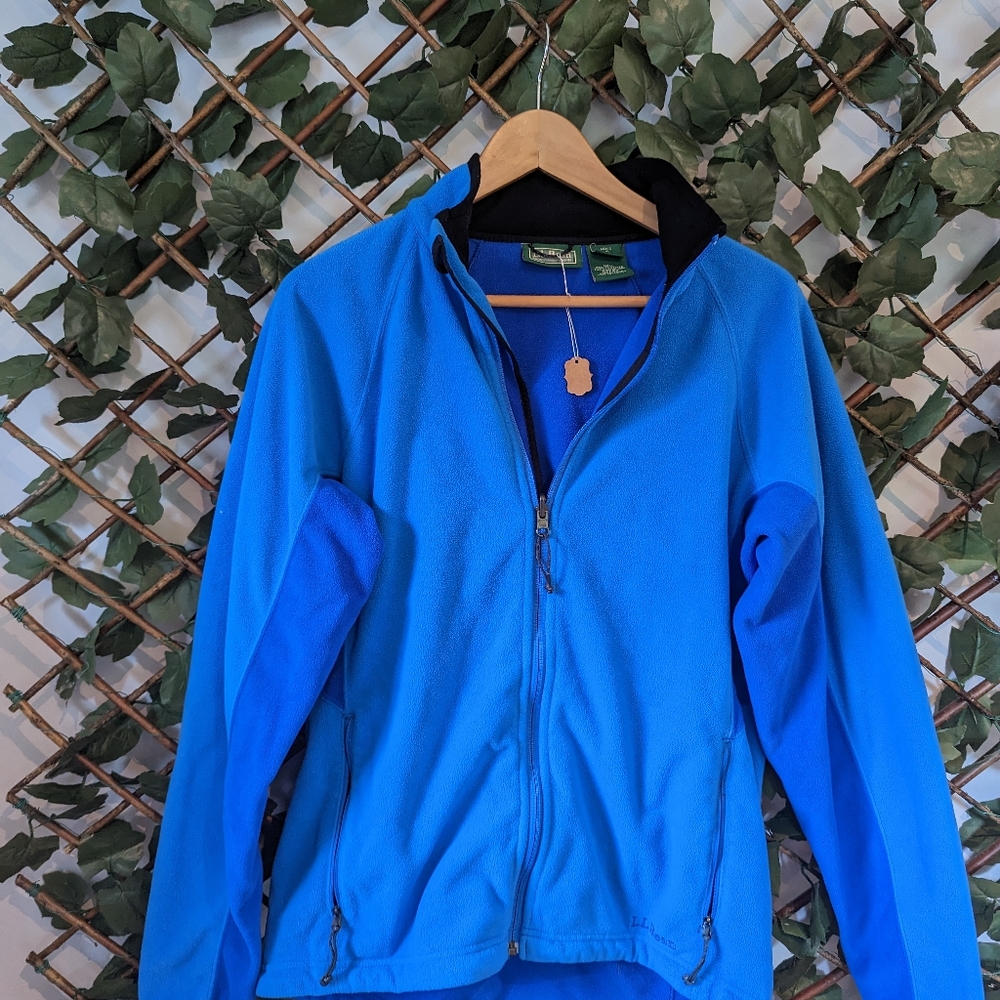 LL bean men's zip up sweater